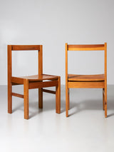 Pair of Pine chairs