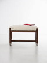 Upholstered Walnut Bench