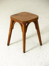 Taburete francés de madera