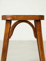 Taburete francés de madera