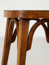 Taburete francés de madera