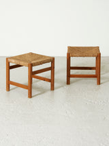 Pair of Pine Billar Stools