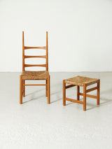 Pair of Pine Billar Stools