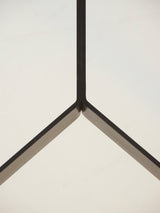 Glass and Iron Coffee Table