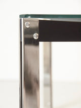 Glass and Iron Coffee Table
