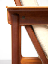 Pareja de butacas tapizadas en blanco