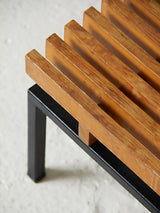 Banc de fusta i ferro