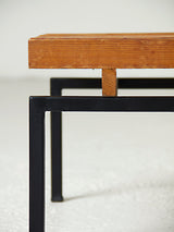 Banc de fusta i ferro