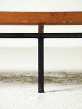 Banc de fusta i ferro