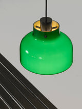 Lámpara de suspensión Max Bill verde