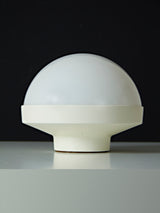 Plastic and Opaline Table Lamp