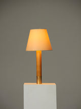 Basic Table Lamp in Wood and Brass