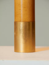 Basic Table Lamp in Wood and Brass