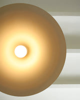 Làmpada de suspensió cromada Semi