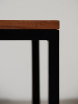 Iron and Palorrojo Side Table