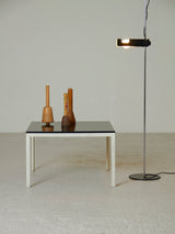 Lacquered Iron and Formica Side Table