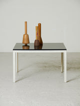 Lacquered Iron and Formica Side Table