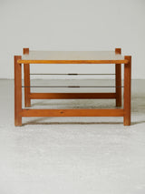 Mesa de centro de pino rectangular