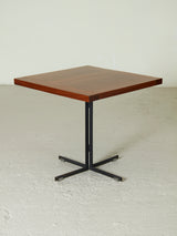 Square Dining Table on Iron and Wood