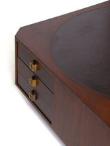 Coffee Table with Brass Details