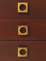 Coffee Table with Brass Details