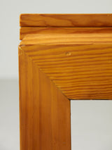 Square Pine Extendable Dining Table