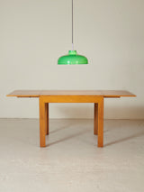 Square Pine Extendable Dining Table