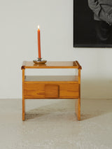 Mesita de noche de pino