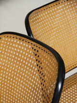 Pareja de sillas estilo Thonet mod. 811 negras
