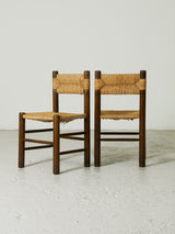 Cadira popular de fusta fosca i boga