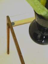 Brass and Glass Side Table