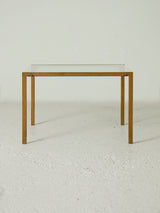 Brass and Glass Side Table