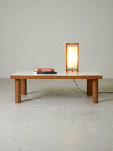 Taula de centre de fusta i fórmica