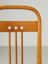 Cadira de fusta i reixeta estil Hoffman