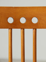 Cadira de fusta i reixeta estil Hoffman