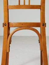 Cadira de fusta i reixeta estil Hoffman