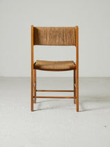 Cadira de roure i boga