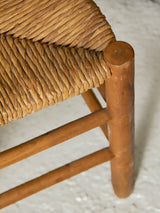 Taburete de chopo y enea