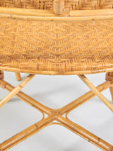 Juego de cuatro sillas de mimbre