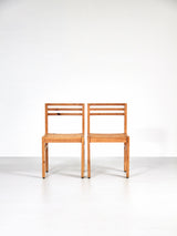 Pair of Pine chairs