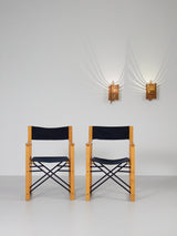 Parella de cadires plegables