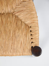 Joc de vuit cadires de roure i boga