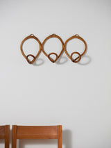 Perchero triple de caña de manila 201