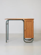 Escriptori de roure i ferro