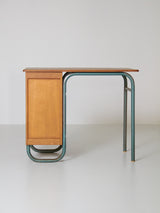 Escriptori de roure i ferro