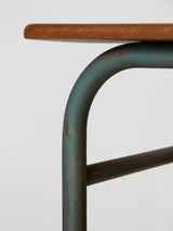 Escriptori de roure i ferro