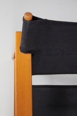 Butaca de haya y lona