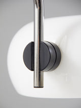 Lámpara de sobremesa de hierro y plástico