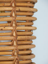 Aplique de caña de manila enrollada