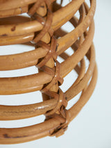 Aplique de caña de manila enrollada